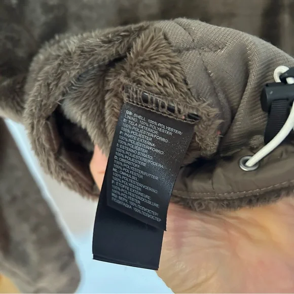 The North Face Women’s Small S Brown Hooded Fleece Zip Up Jacket - Picture 4 of 4